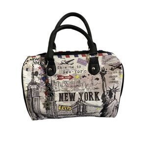 Glam So Chic New York Faux Leather Fashion Handbag